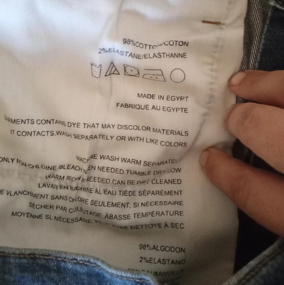 BDG Urban Outfitters Skinny Cutoff Stretch Denim Jeans Dark Wash Size 34 x 32 - Picture 6 of 6